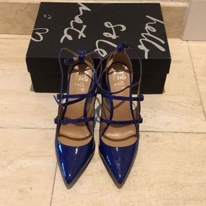 Banana Republic Blue Heels